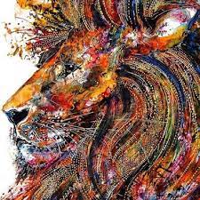 pin de yuttana yunttaim en color arte arte leon leon acuarela