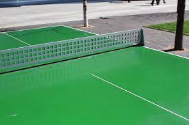 Ukuran Lapangan Tenis Meja Standar Internasional Tennis Meja Tenis
