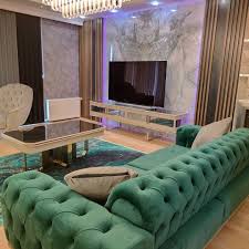 ديكور صالون الفيلا إسطنبول تركيا