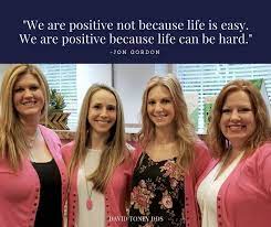 Morning Huddle Quote We Are Positive Not Because Life Is Easy We Are Positive Because Life Can Be Hard Jon Gordon Morninghudd Jon Gordon Toney Positivity