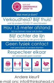 Wilt u een andere tekst of een ander ontwerp? Bol Com 2x Poster 30x40cm Covid Corona Richtlijnen