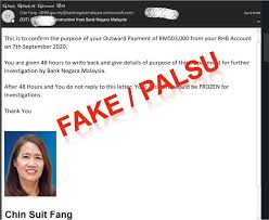 +62 812 9685 8348 email us at: Scam Alert Bank Negara Malaysia Scam Email Tech Arp