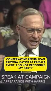 Conservative Republican Mayor of Mesa, Arizona John Giles: It’s time to put  country over party and elect Harris and Walz. #mesa #arizona #az #kamala  #walz #johngiles #meidastouch