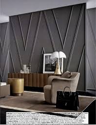 New Deco Is The New Attitude Of Interior Design Pipistrello Gold Seen In M Decoration Homedecor Homedes Wall Design Wall Paneling White Interior Design
