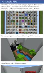 Apr 14, 2020 · this map is a pretty simple custom world in a circular form. Parkour Grid Maps For Minecraft Pe For Android Apk Download