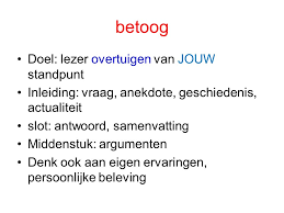 Het Schrijven Van Een Betoog Ppt Download