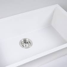 Alma Walter 760x440 White Granite Single Bowl Sink