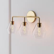 Maybe you would like to learn more about one of these? Sculptural 3 Light Geo Sconce Clear