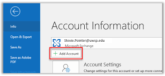 If you want to create another email address that uses the same inbox, sent, items, and contact list as your existing outlook.com account, read how to create an email alias. Add View An Additional Exchange Account In Outlook Owa Information Technology Uwsp