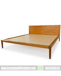 Untuk itu, memilih model tempat tidur demi kenyamanan istirahat di dalam kamar perlu dilakukan. Tempat Tidur Sederhana Kayu Jati Desain Model Furniture