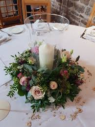 Demo done by patriciadon't forget to check my other floral arrangement videos!hope you enjoy. Low Wedding Centrepiece Candle Wedding Centerpieces Candle Flower Centerpieces Flower Centerpieces Wedding