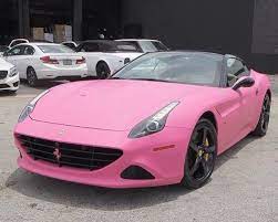 It was night when i saw it, the air was warm. Serenaakeroyd Pink Ferrari Sports Cars Luxury Ferrari