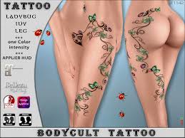 4,685 likes · 3 talking about this. Second Life Marketplace Bodycult Tattoo Ladybug Ivy Leg Le1142