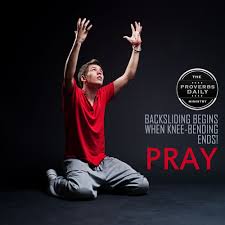 Image result for PRAYER VS BACKSLIDER