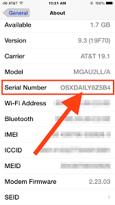How To Find The Serial Number Of An Iphone Ipad Or Ipod Touch Iphone Ipod Touch Ipad
