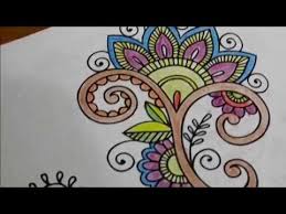 Yetiskinler Icin Boyama Kitabi Renkler Sokagi Youtube