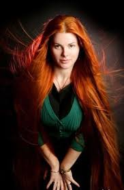 Fire Red Rapunzel Grace Words Are Short For Describing Her Long Red Hair Long Hair Styles Beautiful Blonde Hair