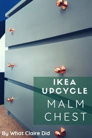 Upcycling A Chest Of Drawers With Door Furniture Direct Painting Ikea Furniture Ikea Malm Ikea Hack