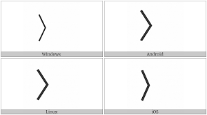 Maybe you would like to learn more about one of these? Right Angle Bracket Utf 8 Icons