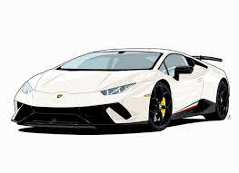 Lamborghini Huracan Performante Car Illustration Dream Cars Bmw Sports Cars Lamborghini
