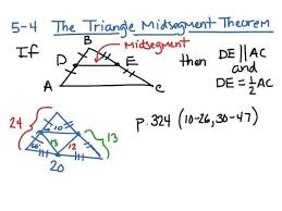 Example Of Mid Segment Of A Triangle Lymoore209 Triangle Worksheet Worksheets Education Math