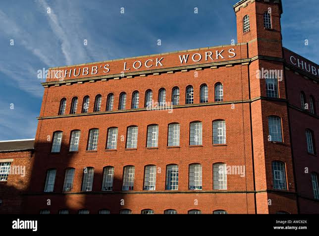the chubb lock works the old chubb lock factory in the center of  wolverhampton now home of the lighthouse cinema and art gallery Stock Photo  - Alamy