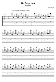 Maybe you would like to learn more about one of these? No Surprises Tabs Radiohead How To Play On Radiohead No Surprises Guitar