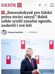 Ty kráso! Čtu v novinách, že podle Babiše “je zmocněnkyně pro lidská práva zbytečná” Toho bych se dožít nechtěla. Že mi šéfík řekne, že jsem zbytečná. Soustrast s Táňou. I když se