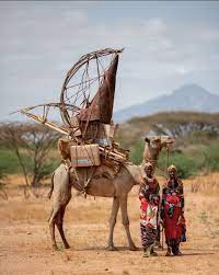 He found a bag in the door of a shop. Wamba Kenya Camel William Rubel