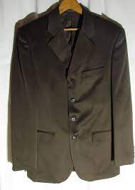 NWOT Vanetti Suit Jacket Sport Coat Men's 36R Dark Brown Blazer 4  Buttons | eBay