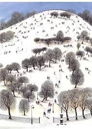 David Gentleman David Gentleman Winter Art Snow Illustration