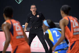 Connecticut sun coach fined, suspended after comment about liz cambage's weight las vegas aces center liz cambage scored 10 points in a loss to the connecticut sun on sunday. R0a1q9ehkhniem