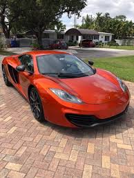 2012 Mclaren Mp4 12c Na 11k Miles Stunning Volcano Orange All Options 2 Owners Mclaren Mp4 Mp4 12c Mclaren