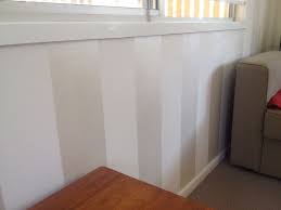 Stripes Painted On Wall Using Dulux Pearl Paint Easy To Apply Looks Better Than Wallpaper Master Bedroom Redo Guest Room Office Pearl Paint