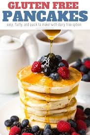 Easy Gluten Free Pancakes Recipe With A Dairy Free Option A Gluten Fre Gluten Free Pancakes Recipes Gluten Free Recipes For Breakfast Gluten Free Pancake Mix