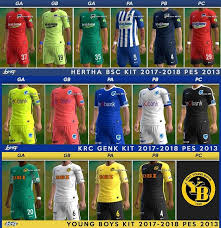 233.92 kb (includea pa, ga, pb, gb, pc). Pes 2013 Hertha Bsc K R C Genk And Bsc Young Boys Kits By Bmg Kitmaker Pes Patch