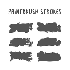 Black Paintbrush Strokes Black Paint Brush Png And Vector With Transparent Background For Free Download Graphic Design Background Templates Vector Illustration Design Brush Stroke Vector
