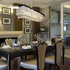 Modern Rectangle Dining Room Chandeliers Decolover Net Modern Dining Room Set Crystal Chandelier Dining Room Dining Room Chandelier