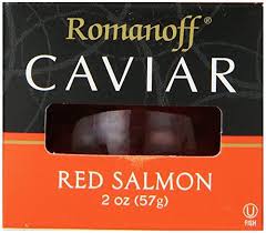 Romanoff Caviar Red Salmon 2 Ounce Jar Romanoff Price 13 29 6 65 Oz Free Shipping On Orders Over 35 Details Http Www Red Salmon Caviar Romanoff