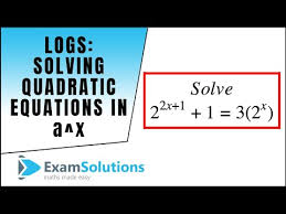 Exponential And Log Equations Examsolutions