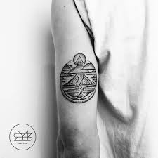 The creation of adam tattoo design on arm The Lightening Love By Mike Stout Sphere Design Back Bicep Tattoo