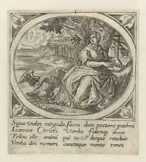 Gerard De Jode Johannes Op Patmos Gerard De Jode 1585 Landschap Met De Apostel En Evangelist Johannes Met De Adelaar Zijn S Apostel Skizzen Zeichnungen