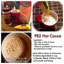 Pb2 Peanut Butter Hot Cocoa Recipe Feeling Fit Bit By Bit Peanut Butter Powder Recipes Cocoa Recipes Peanut Butter Hot Chocolate