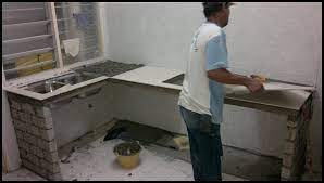 Sepatut nak buat bahagian pintu sahaja. Cara Buat Kabinet Dapur Konkrit Pagar Rumah