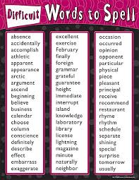 Check spelling or type a new query. Difficult Words To Spell Chart Words To Spell Spelling Bee Words Spelling Words List