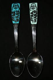 Handmade Fimo Polymer Clay Spoons Star Wars Darth Vader Polymer Clay Star Wars Crafts Clay