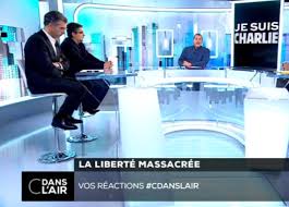 C'est dans l'air c'est dans l'air c'est dans l'air, c'est nucléaire on s'en fout on est tout on finira au fond du trou. C Dans L Air La Liberte Massacree Yves Calvi Devant Tf1 Apres L Attentat A Charlie Hebdo Toutelatele