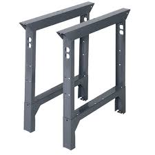 Workbench Legs Work Table Adjustable Garage Make Kit Heavy Duty Steel Equip Adjustable Height Workbench Workbench Legs Adjustable Height Work Table