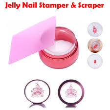 Nail stamp plates set 5 pcs nail stamping plates + 1 stamper + 1 scraper butterfly flower feather nail plate template image plate diy stainless steel nail image polish template kit. Multi Size Shape Diy Nail Art Clear Jelly Head Silicone Nail Stamper Scraper Stamping Seal Set Buy At The Price Of 1 30 In Aliexpress Com Imall Com