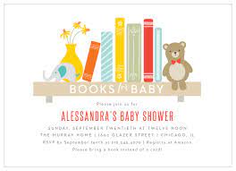 Book Shelf Baby Shower Invitations By Basic Invite